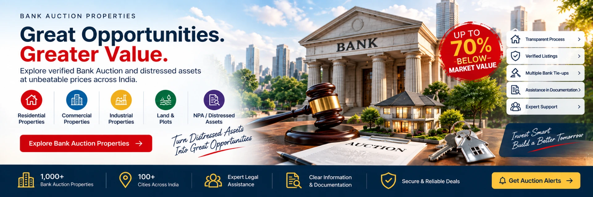 Explore verified bank auction properties